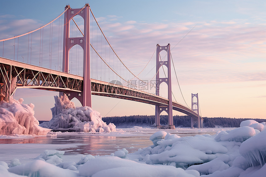 冰雪之桥图片
