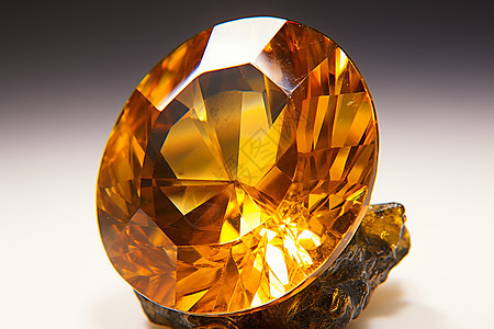 奢华昂贵的金色水晶宝石背景图片