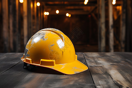 工业矿区的头盔背景图片