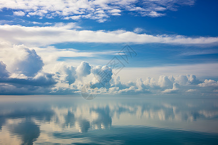 碧海蓝天自然美景图片