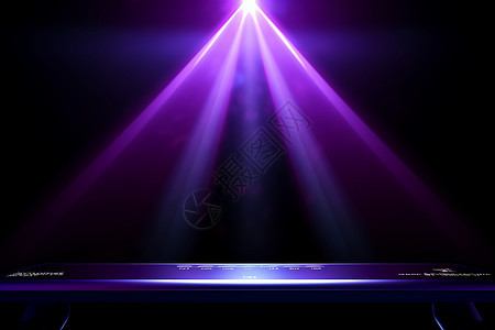 紫色的舞台灯光图片