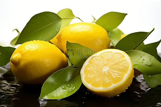 酸爽多汁的柠檬图片