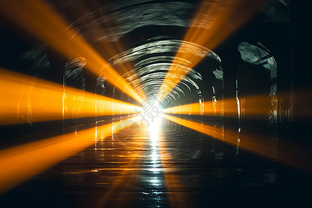 隧道中的光芒图片