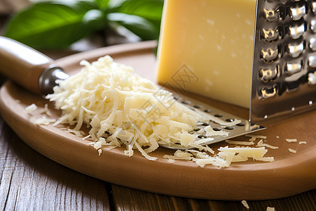 切碎的奶酪制品图片