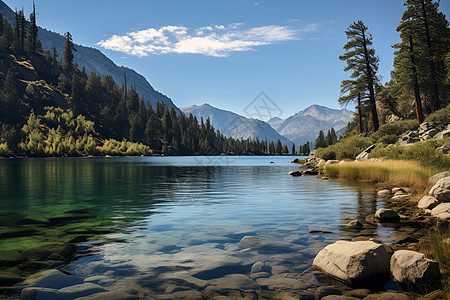 山川湖泊的美丽景观图片