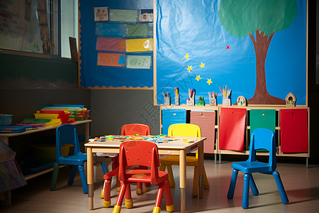 幼儿园内的创意教室图片