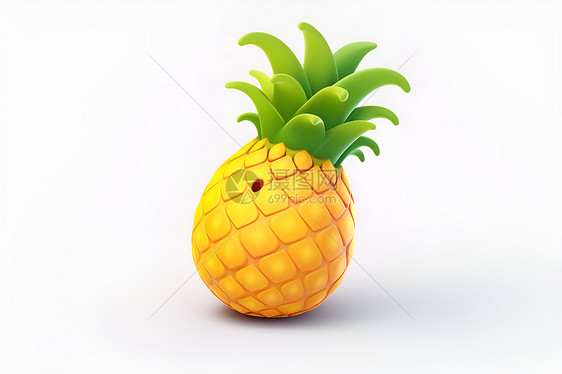 成熟的美味菠萝图片