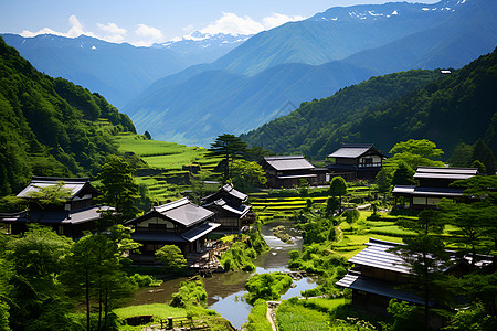 山村风光图片