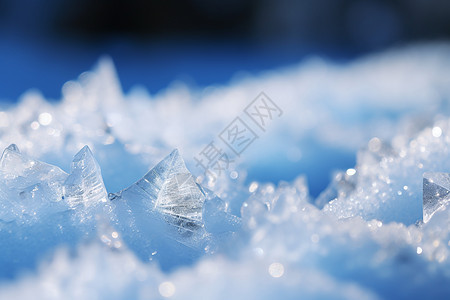 白色雪花背景图片