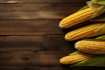 美味的玉米背景图片