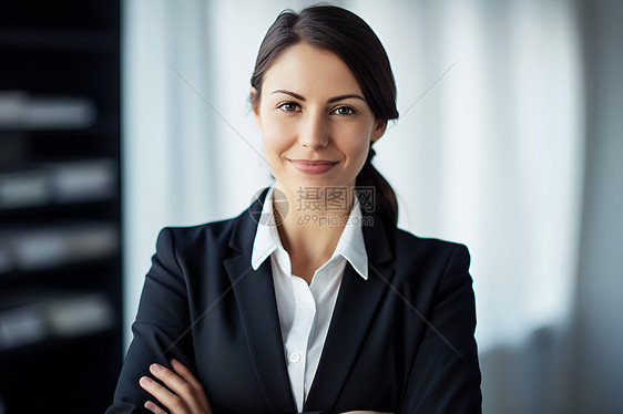 职场中的商务女性图片
