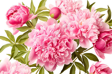 甜蜜的粉色花朵图片