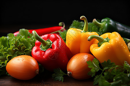 五彩斑斓的蔬菜图片