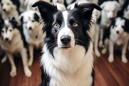 家中的牧羊犬图片