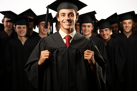 毕业生的团体照背景图片