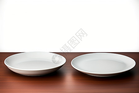 白色餐盘背景图片
