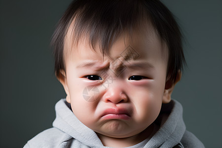 悲伤哭泣的小男孩图片