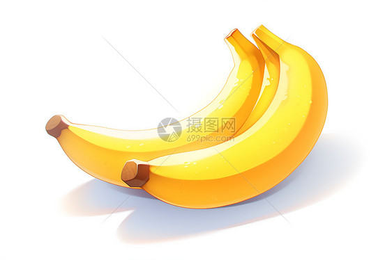 创意艺术的香蕉插图图片