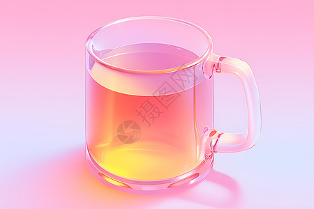 粉色的杯子图片
