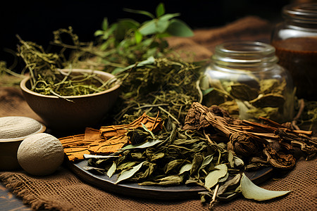 中医草药药物疗法高清图片