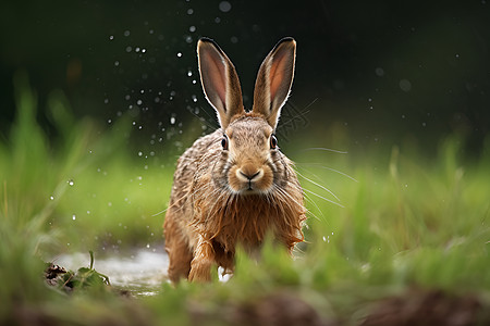 可爱的野兔图片
