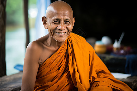 身披黄袈裟和尚高清图片下载正版图片600941652摄图网