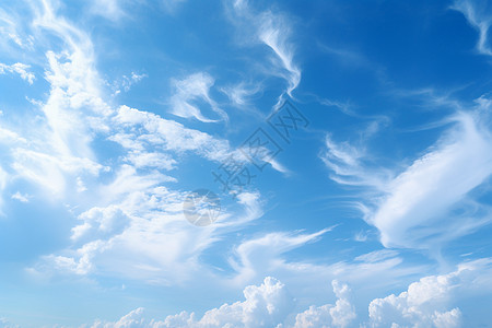 白色柔和云层图片