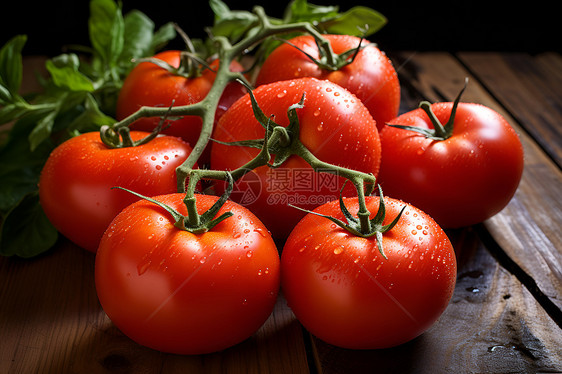 酸甜可口的番茄果实图片