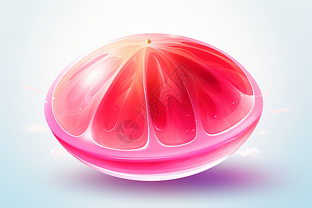 水晶抽象水果图片