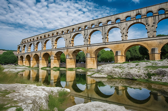 历史悠久的桥梁建筑图片