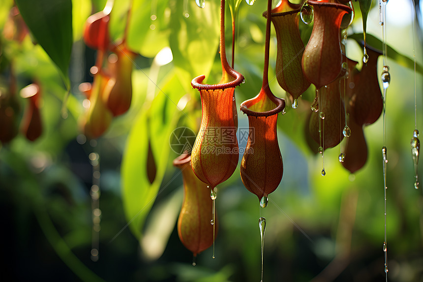 热带雨林的野生植物图片