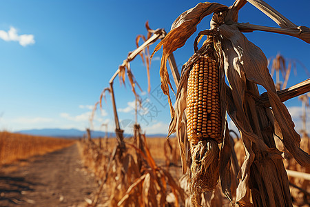 农业种植的玉米田图片