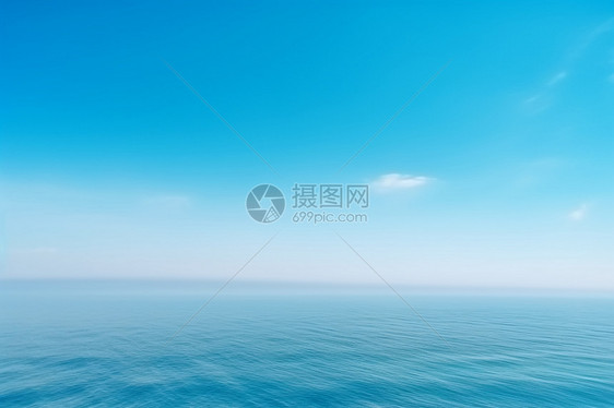 海天一色的天空景观图片