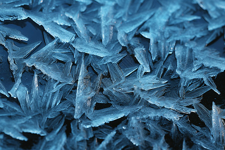 冰雪奇观的冰冻冰霜图片