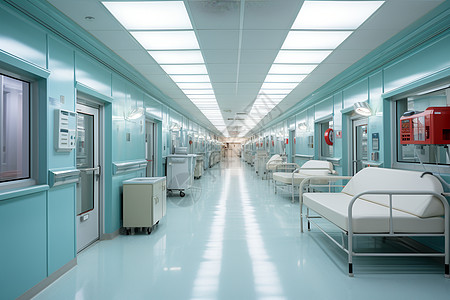 明亮的医院背景图片