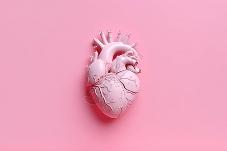 一颗心脏心脏解剖高清图片