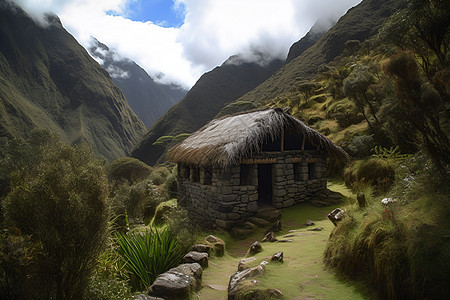 古老文明的小屋图片