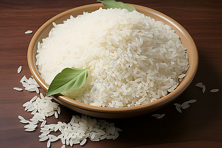 一碗大米背景图片