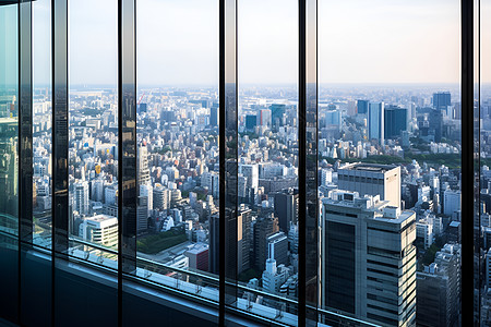 城市中的建筑楼房背景图片