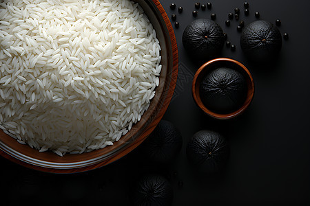 健康饮食的谷物大米图片