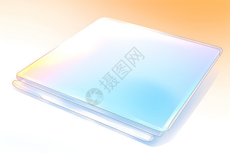 透明的科技平板背景图片
