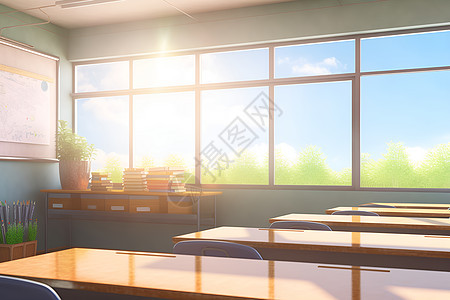 校园的房屋教室背景图片