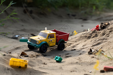 玩具卡车背景图片