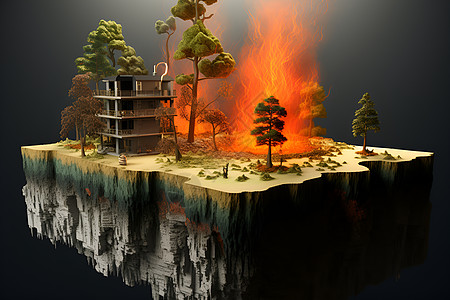 燃烧的家园图片