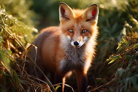 野生动物的小狐狸图片