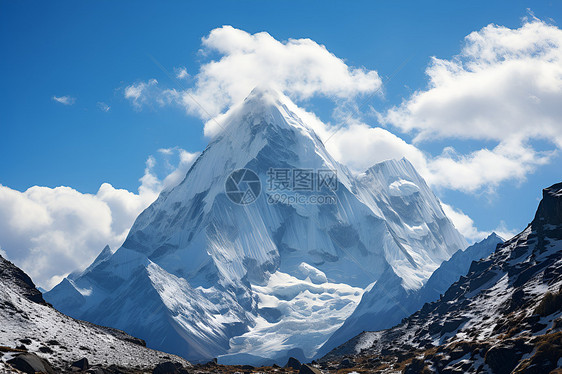 雪山美景图片