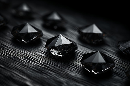 钻石壁纸黑色的钻石背景