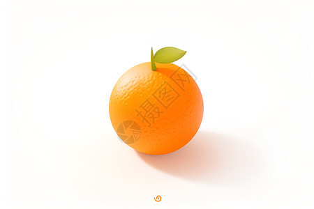 卡通的橙子插画图片