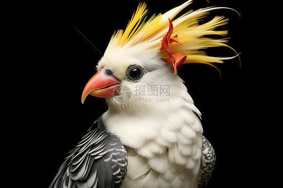 水鸡冠鹦鹉图片