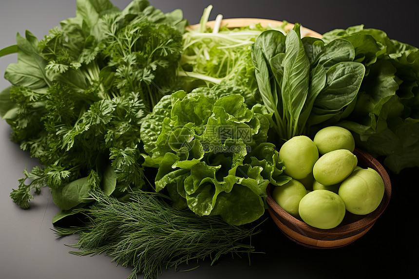 健康饮食的新鲜蔬果图片